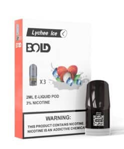 BOLD VAPE POD(LYCHEE ICE) NEW FLAVOR VERSION 2021