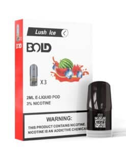 BOLD VAPE POD(LUSH ICE) NEW FLAVOR VERSION 2021