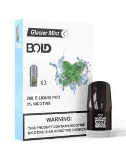 BOLD VAPE POD(GLACIER MINT) NEW FLAVOR VERSION 2021