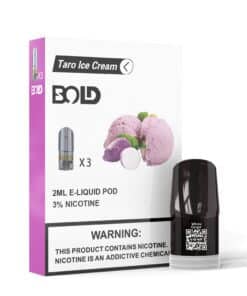 BOLD VAPE POD(TARO ICE CREAM) NEW FLAVOR VERSION 2021