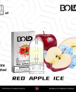 BOLD INFINITE PODS (RED APPLE ICE) - New Generation Version 2022