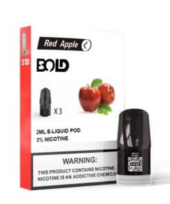 BOLD VAPE POD(RED APPLE) NEW FLAVOR VERSION 2021