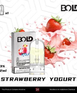BOLD INFINITE PODS (STRAWBERRY YOUGURT) - New Generation Version 2022