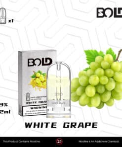 BOLD INFINITE PODS (WHITE GRAPE) - New Generation Version 2022