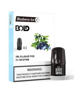 BOLD VAPE POD(BLUEBERRY ICE) NEW FLAVOR VERSION 2021