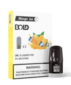BOLD VAPE POD(MANGO ICE) NEW FLAVOR VERSION 2021