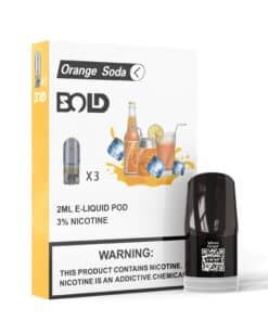 BOLD VAPE POD(ORANGE SODA) NEW FLAVOR VERSION 2021