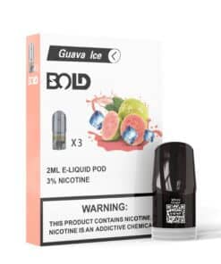 BOLD VAPE POD(GUAVA ICE) NEW FLAVOR VERSION 2021