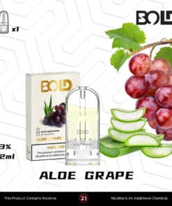 BOLD INFINITE PODS (ALOE GRAPE) - New Generation Version 2022